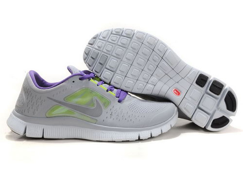 Nike Free Run 5.0 Womens Size Us9 9.5 10 Gray And Purple Low Cost